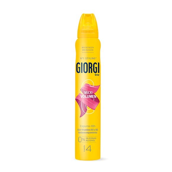 Espuma Maxi Volumen Rizos 48H