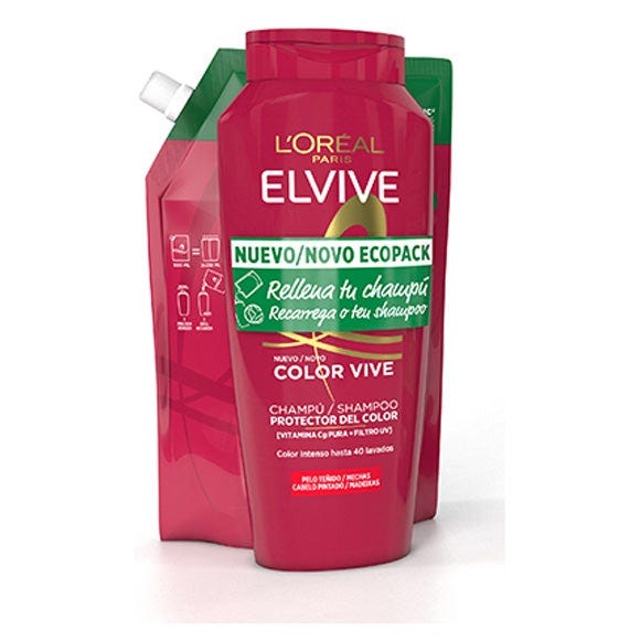 Pack Color Vive Champú + Champú Ecopack