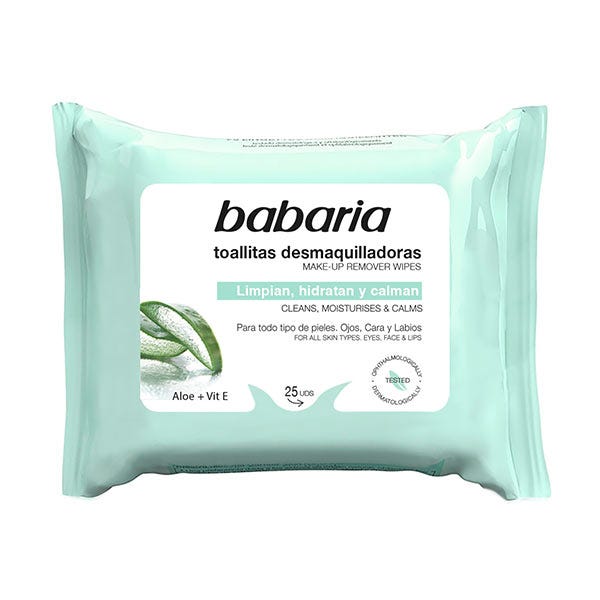 Toallitas Desmaquilladoras Aloe Vera