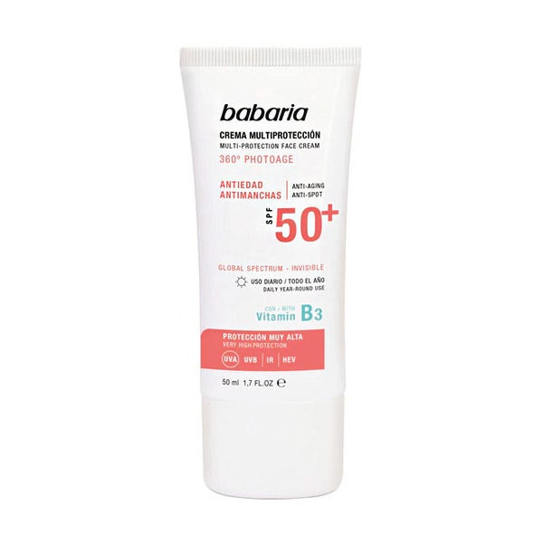 Crema Multiprotección Antiedad Spf50+