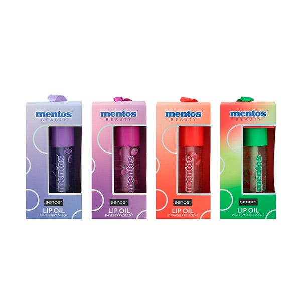 Mentos Lip Oil Silicon Fruit