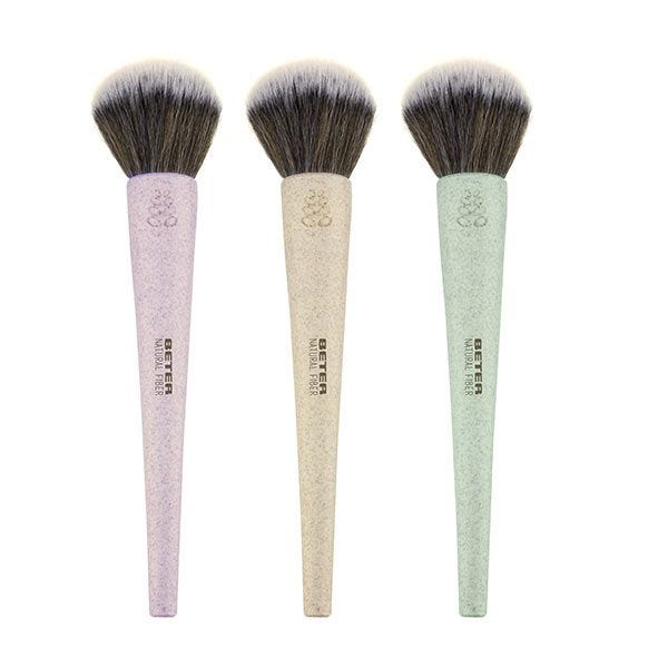 Natural Fiber Brocha Para Maquillaje En Polvo