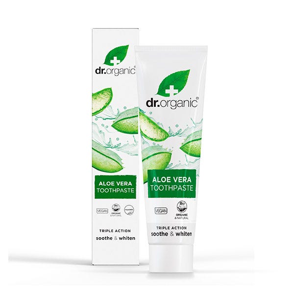 Pasta De Dientes Blanqueante Aloe Vera Orgánico