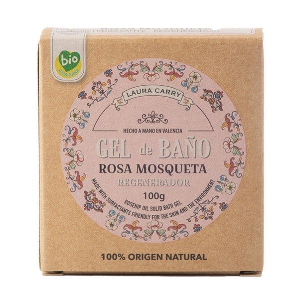 Laura Carry Gel De Baño Rosa Mosqueta