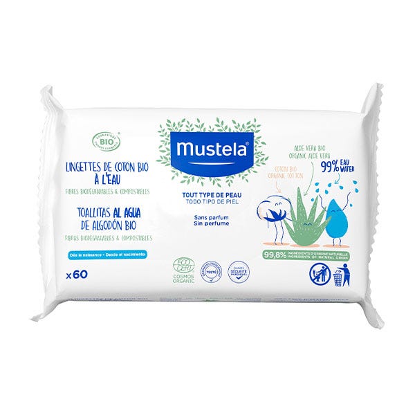 Toallitas Al Agua De Algodón Bio