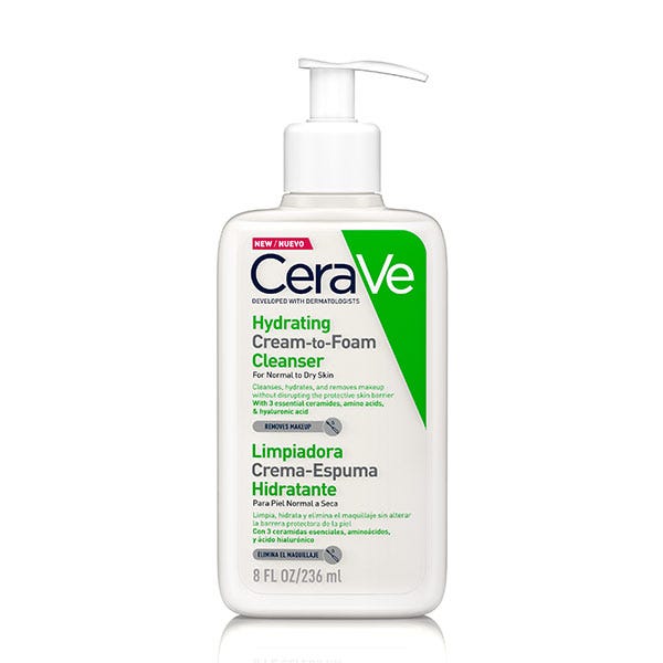 Limpiadora Crema-Espuma Hidratante 236ML