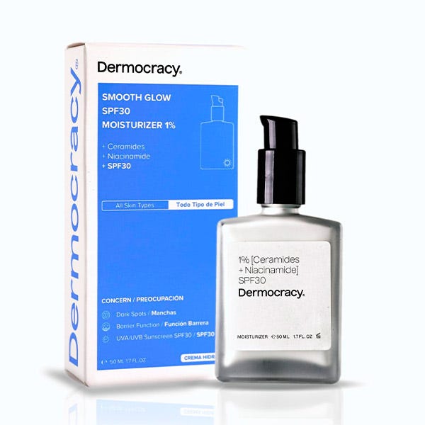 Smooth Glow Spf30 Moisturizer 1%