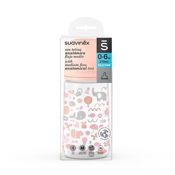 Biberón Tetina Anatómico Silicona