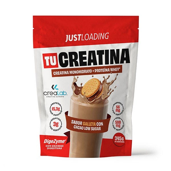 Creatina Sabor Galleta Con Cacao Low Sugar