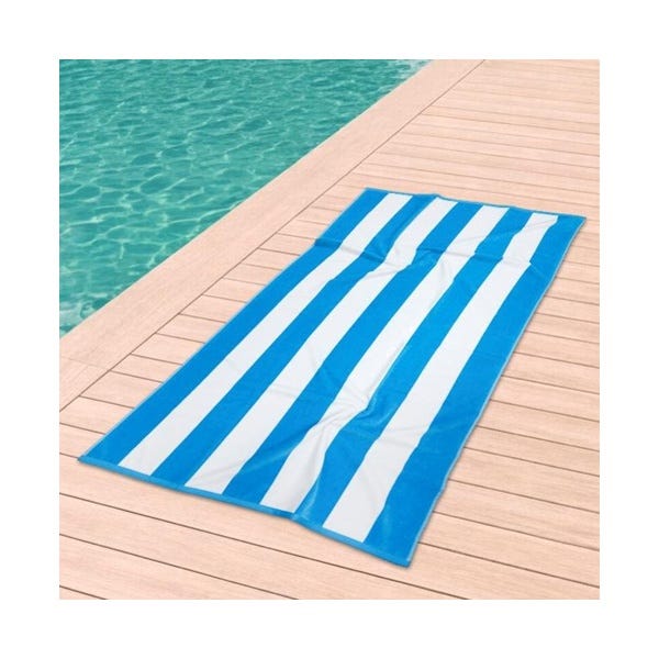 Toalla Rayas Azul 90x165