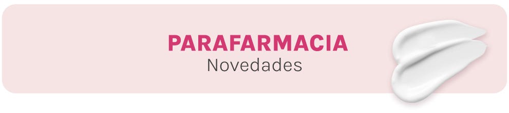 Novedades Parafarmacia