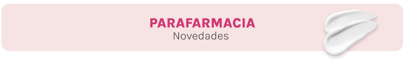 Novedades Parafarmacia