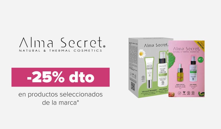 Descuento ALMA SECRET